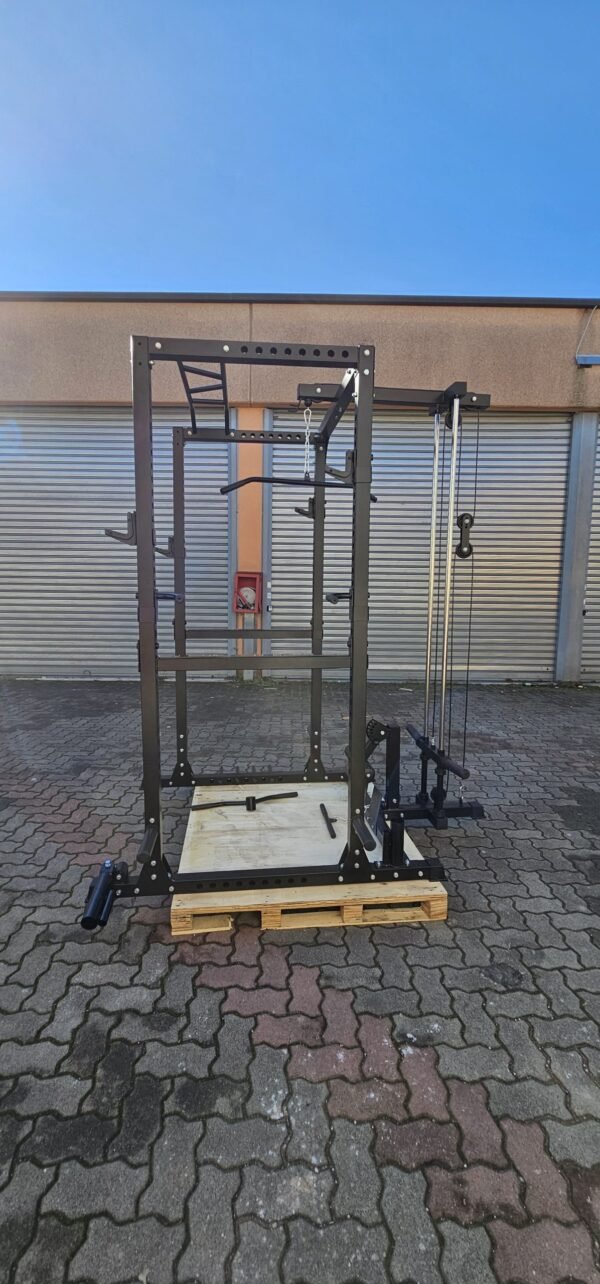 POWER RACK PRO PR-Z3 CON LAT MACHINE 25-50MM (70kg + Carico 25/50mm)