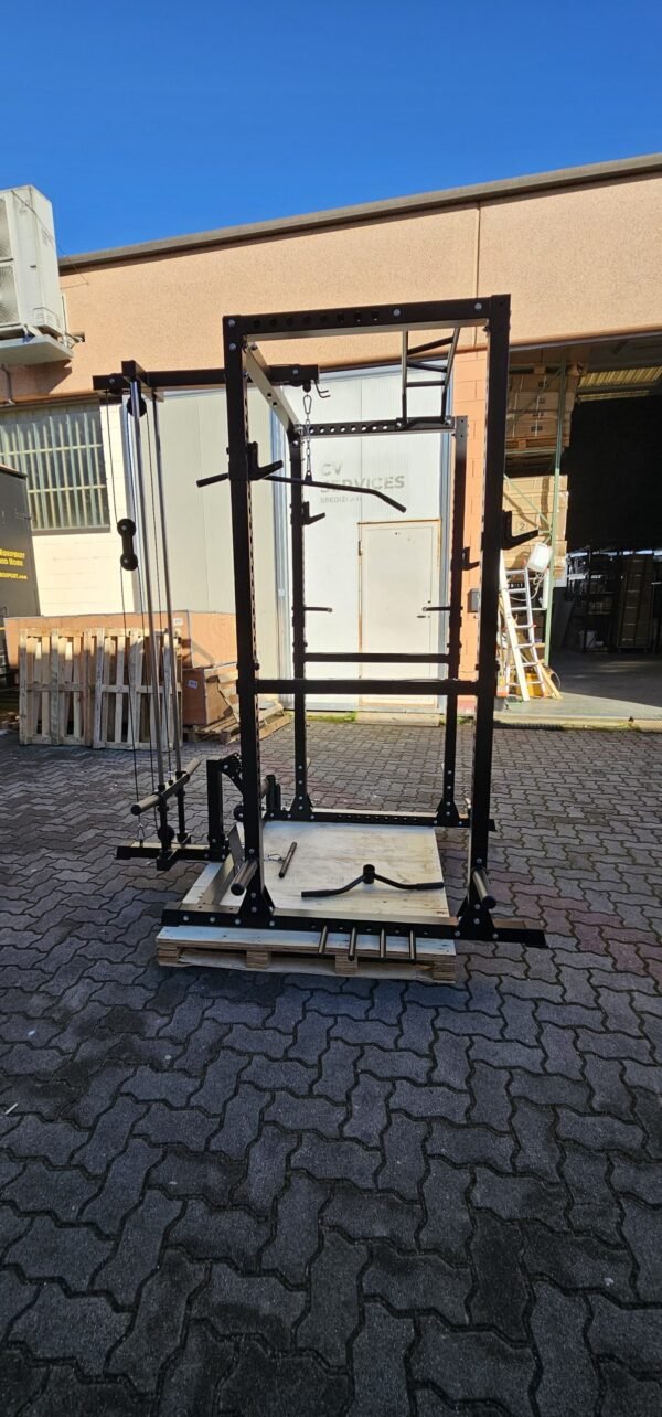 POWER RACK PRO PR-Z3 CON LAT MACHINE 25-50MM (70kg + Carico 25/50mm)