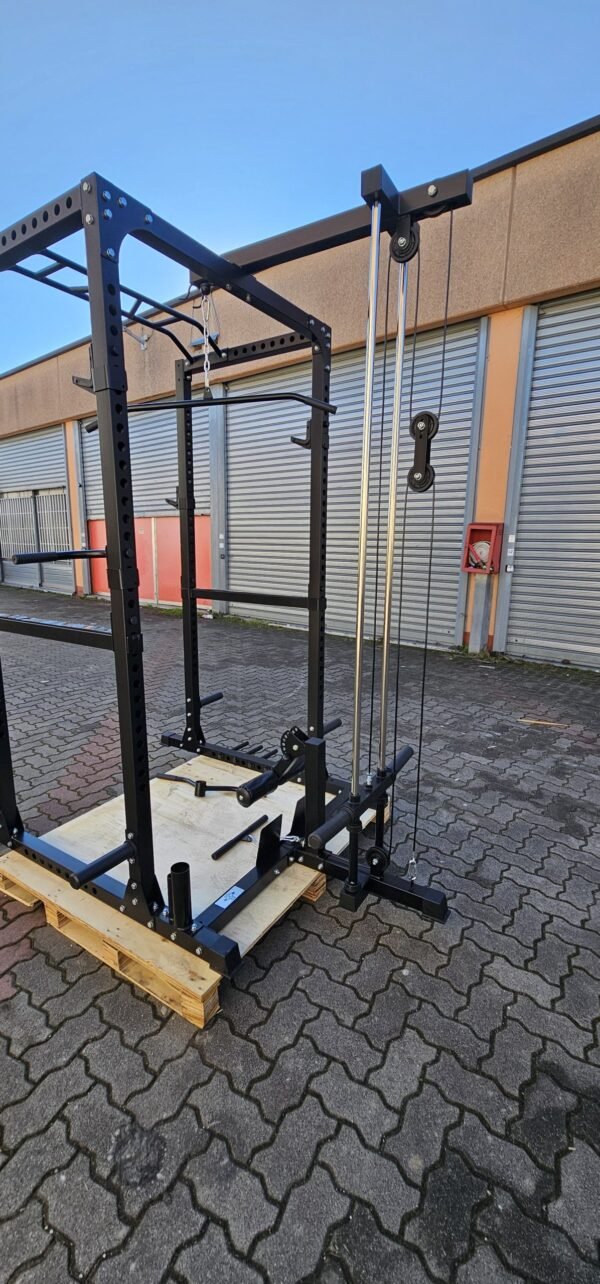 POWER RACK PRO PR-Z3 CON LAT MACHINE 25-50MM (70kg + Carico 25/50mm)